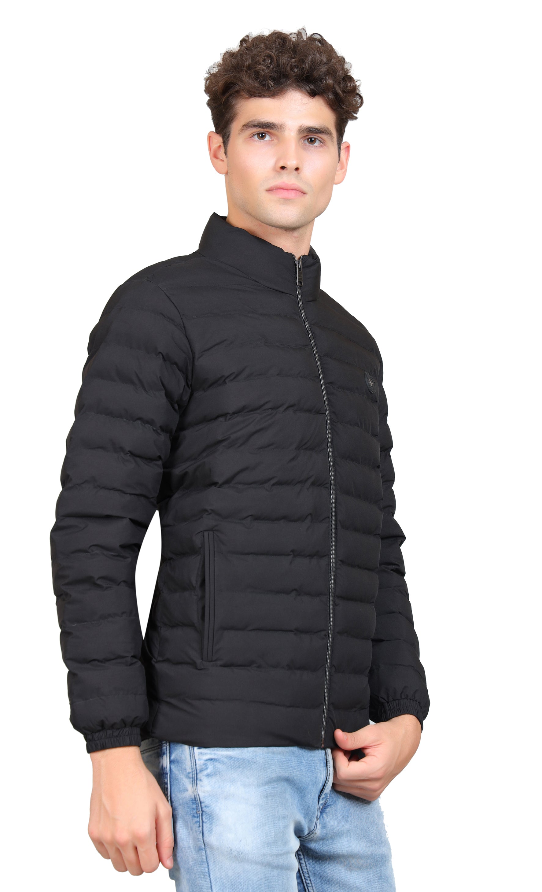 J Mclaughlin Size M Brown Leather Zip & Snaps Mock Collar Long Sleeve Jacket  — Labels Resale Boutique